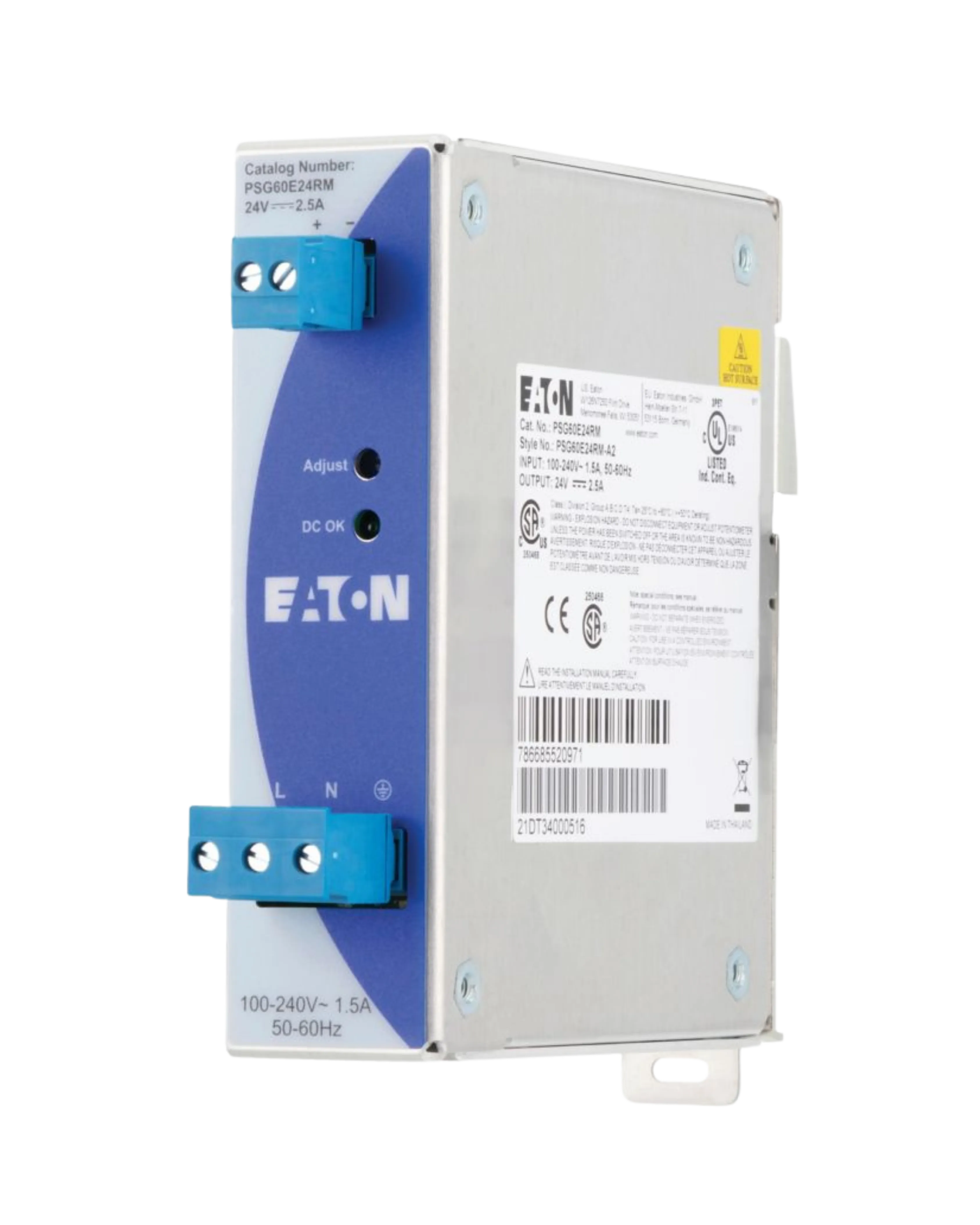Eaton PSG60F24RM General Purpose Power Supply, 60W — Eaton Power Supply